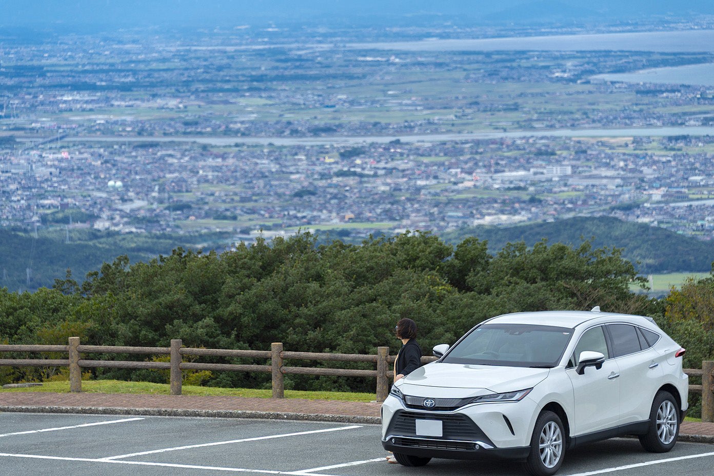 伊勢志摩スカイライン一宇田展望台からの眺め。