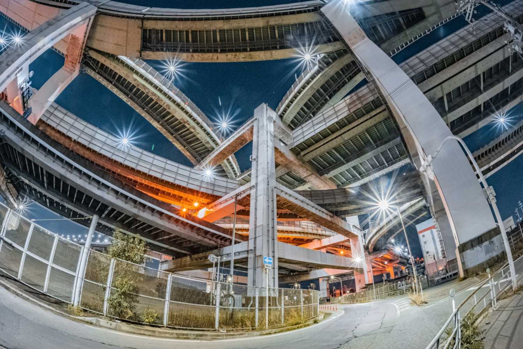 左右対称を狙って撮影