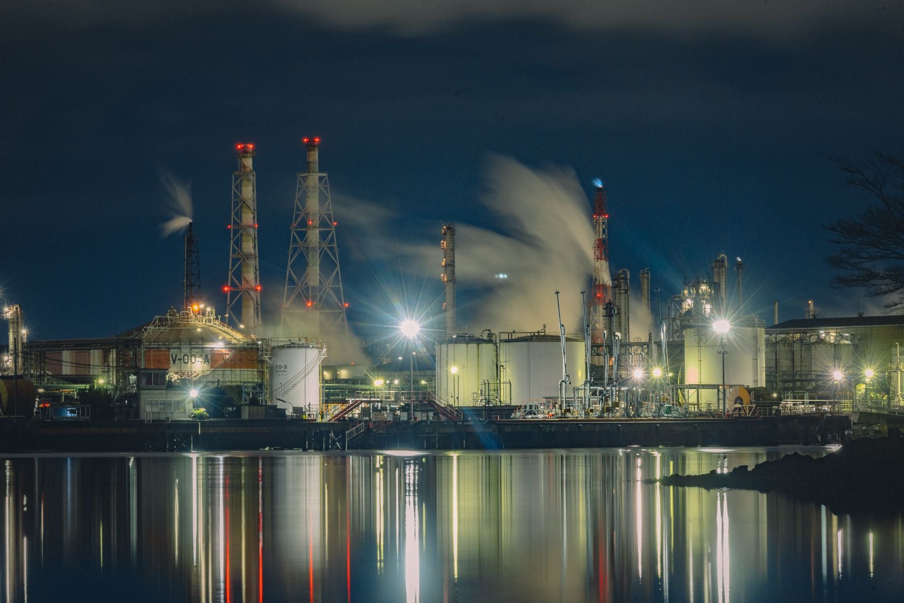 運河に反射する光も奇麗