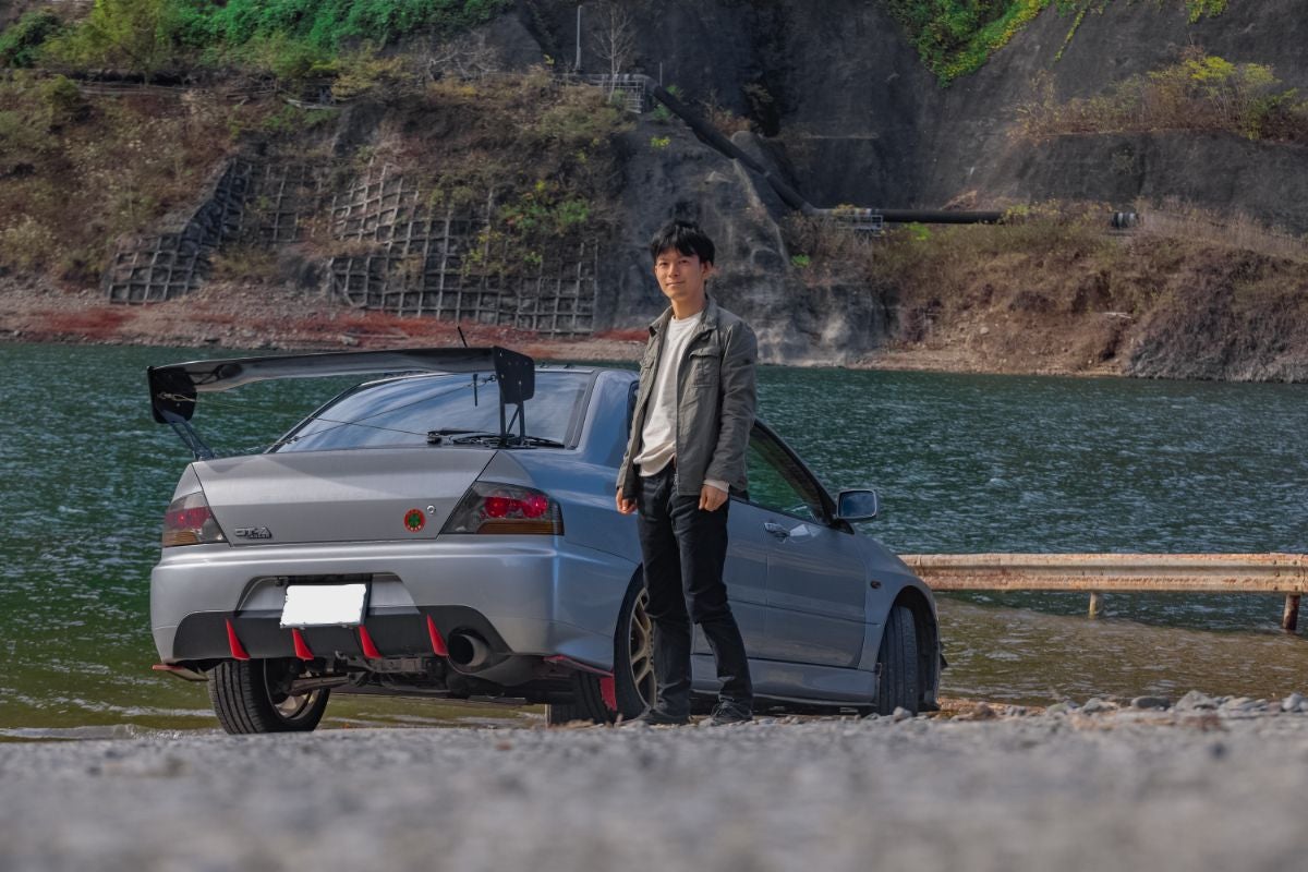 愛車と栗原悠人氏