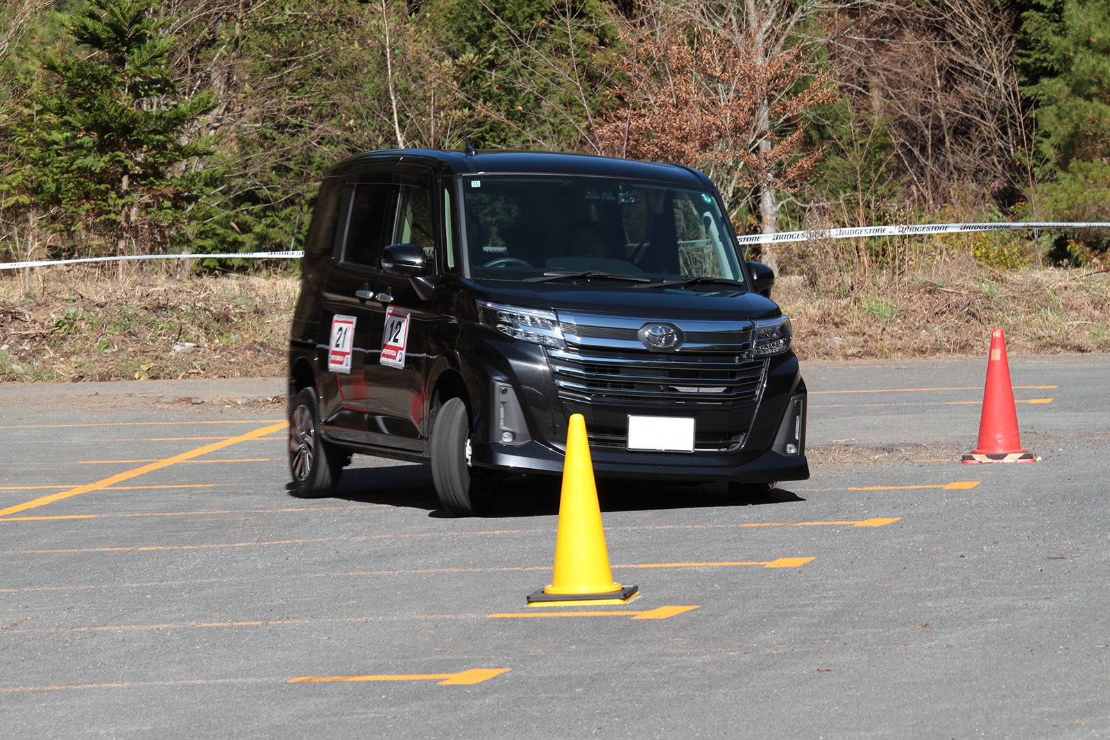 オートテストの競技風景