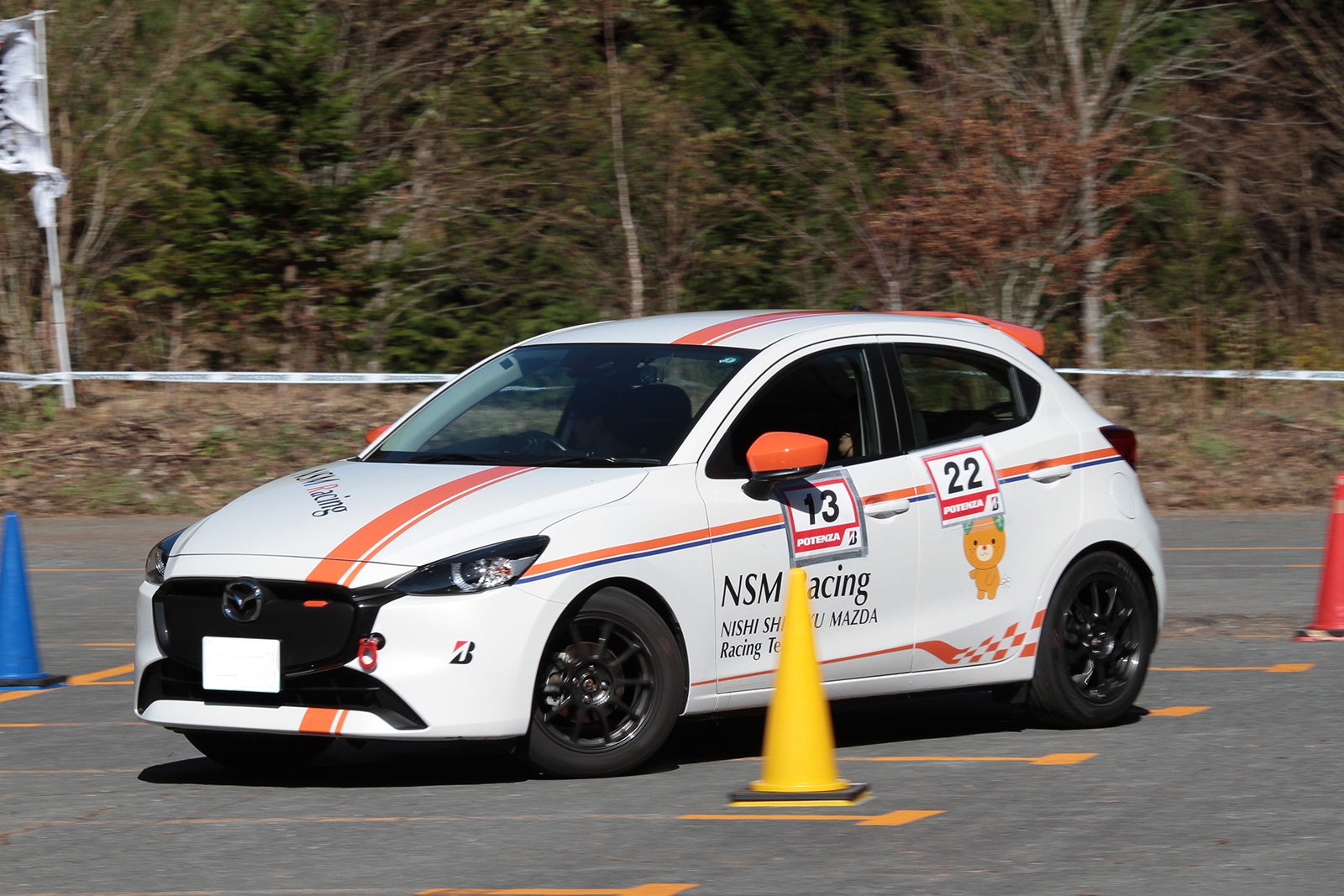 オートテストの競技風景