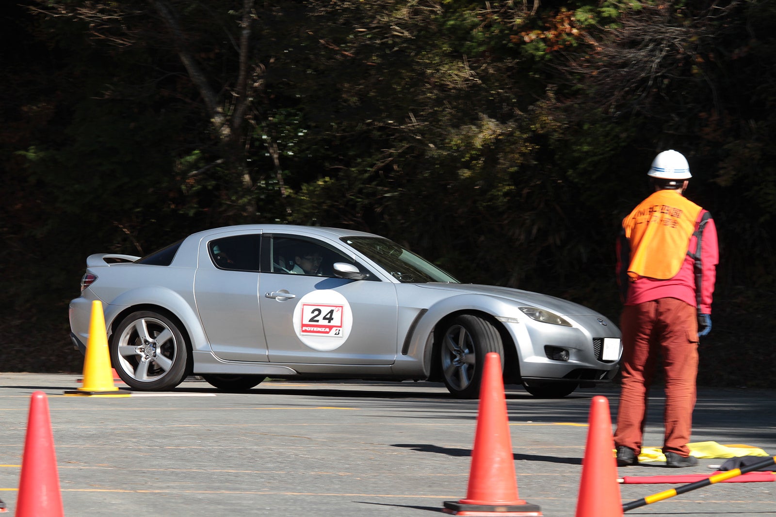 オートテストの競技風景