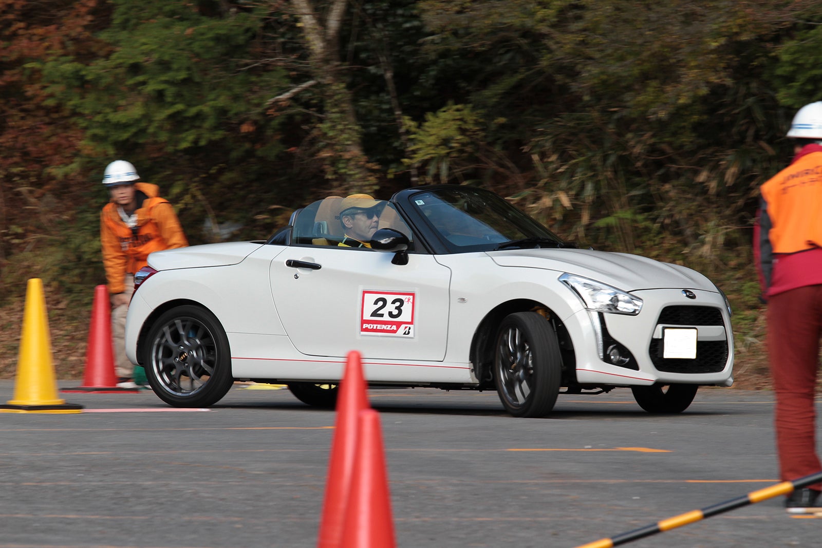 オートテストの競技風景