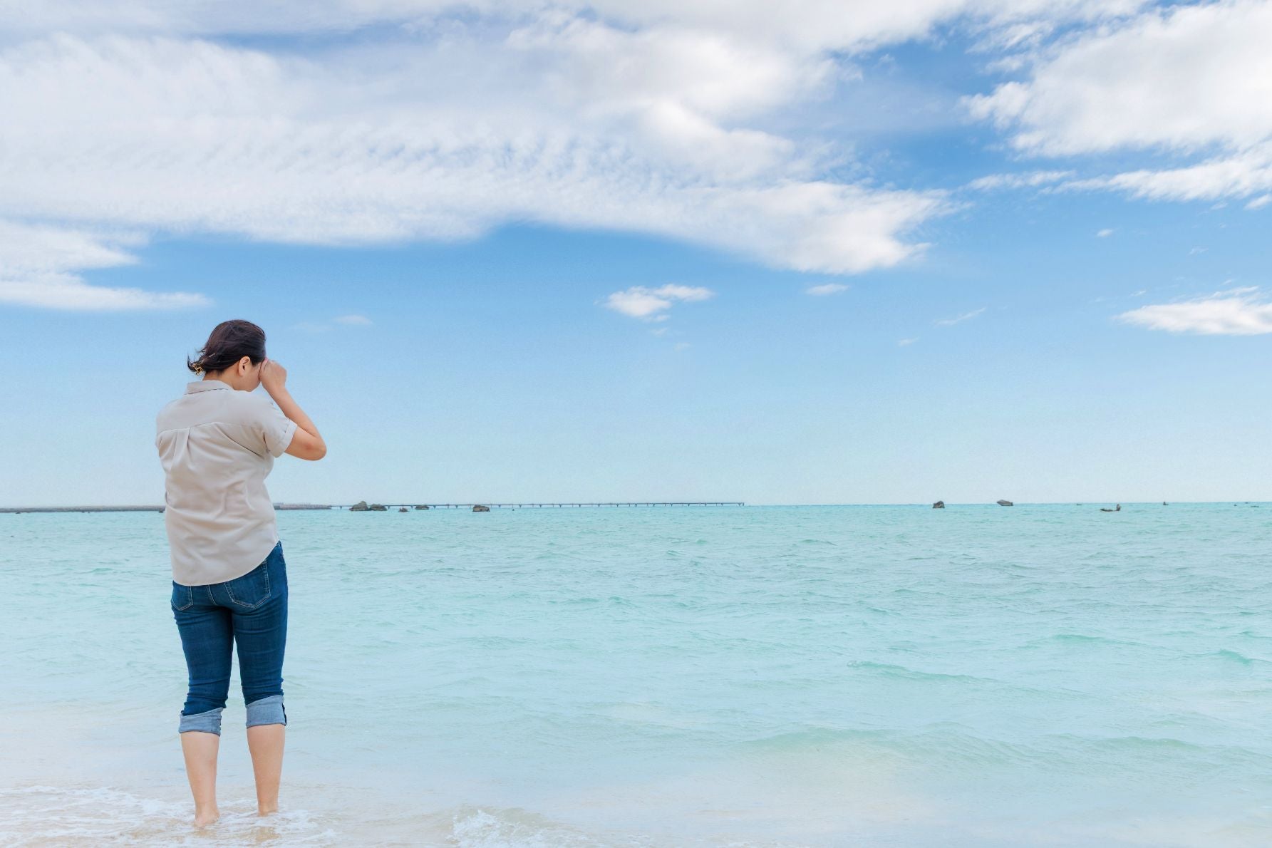 明和の大津波（1771年）で運ばれてきたという佐和田の浜の神秘的な巨岩群