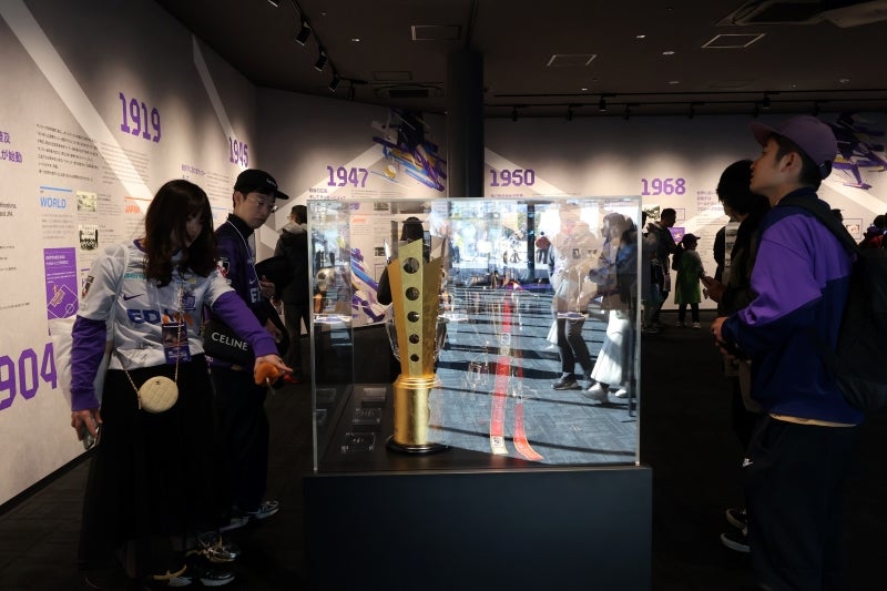 広島サッカーミュージアムの様子