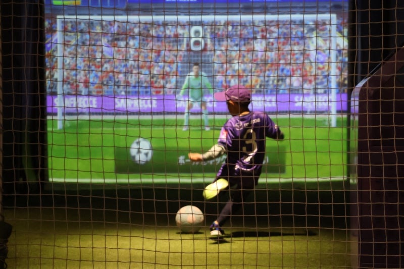 広島サッカーミュージアムの様子