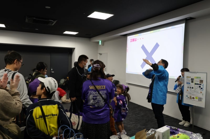 サンフレッチェ広島とJAFにまつわるクイズ大会