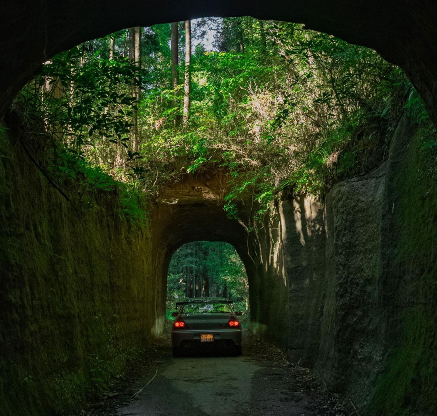 愛車を入れて撮影