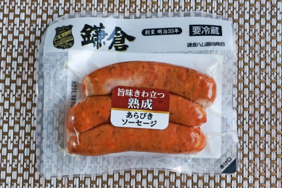 ソーセージのパッケージ画像