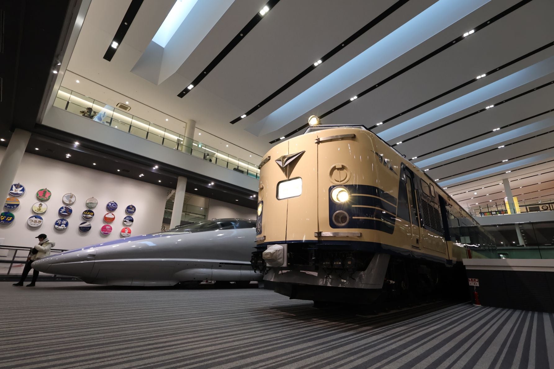 JAFフェスティバル関西にて、通常は非公開となっている貴重な鉄道車両