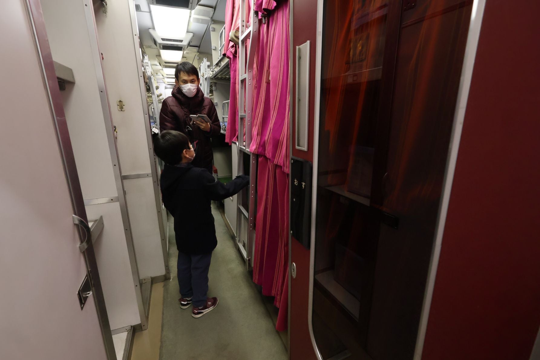 今では珍しい寝台車に、興味津々！プレミアムな体験になりました