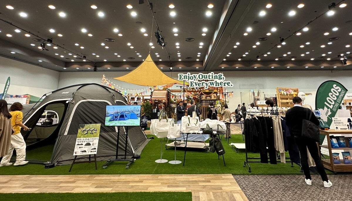 ロゴス展示会の会場風景