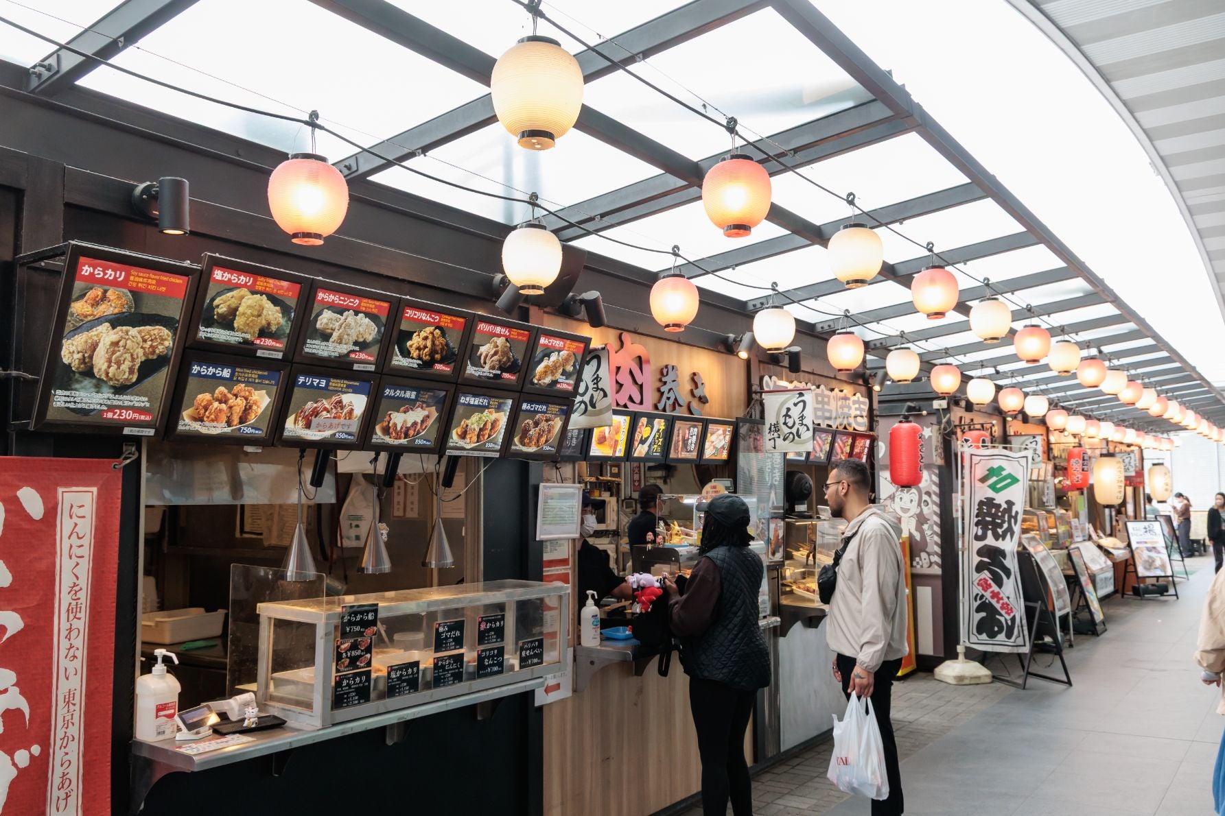 うまいもの横丁・肉巻き店舗外観