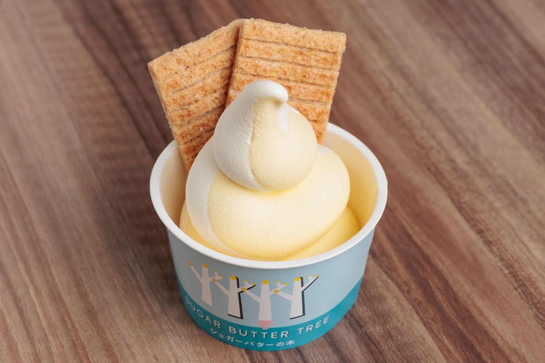 シュガーバターの木ソフトクリーム