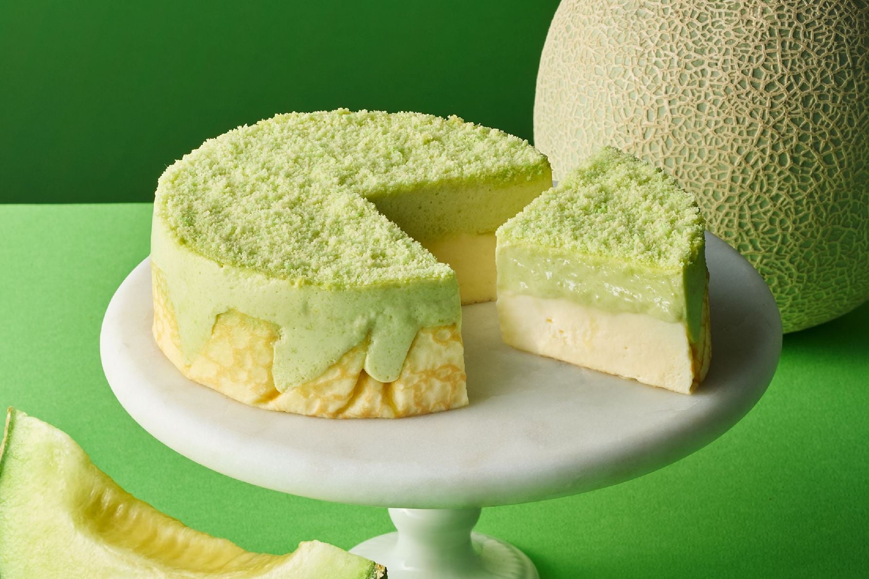 東京ミルクチーズ工場「ミルクチーズケーキ メロン」（冷凍）１個2,592円