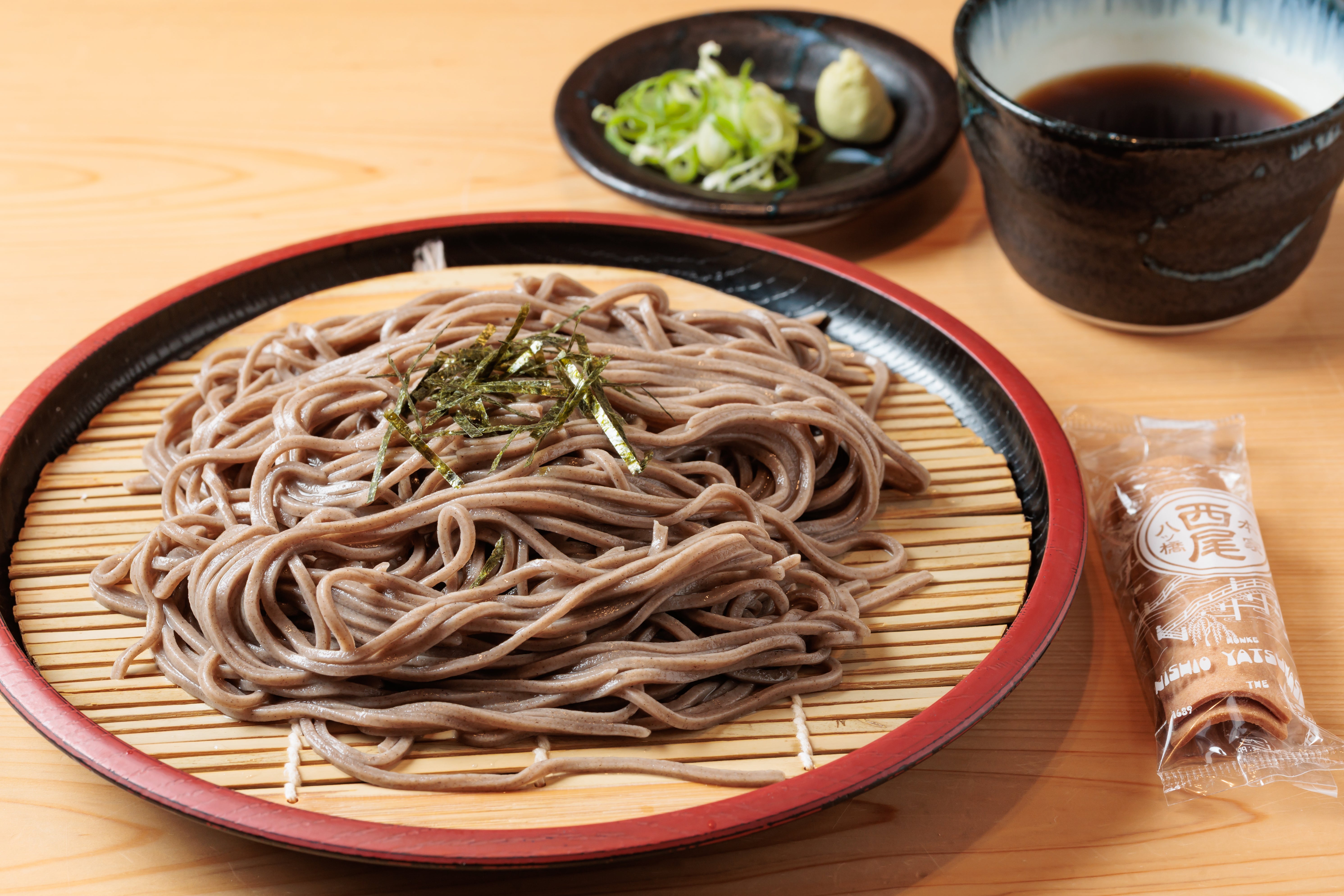 本家西尾八ッ橋 そば処 為治郎「ざるそば」900円 ※八ッ橋付き