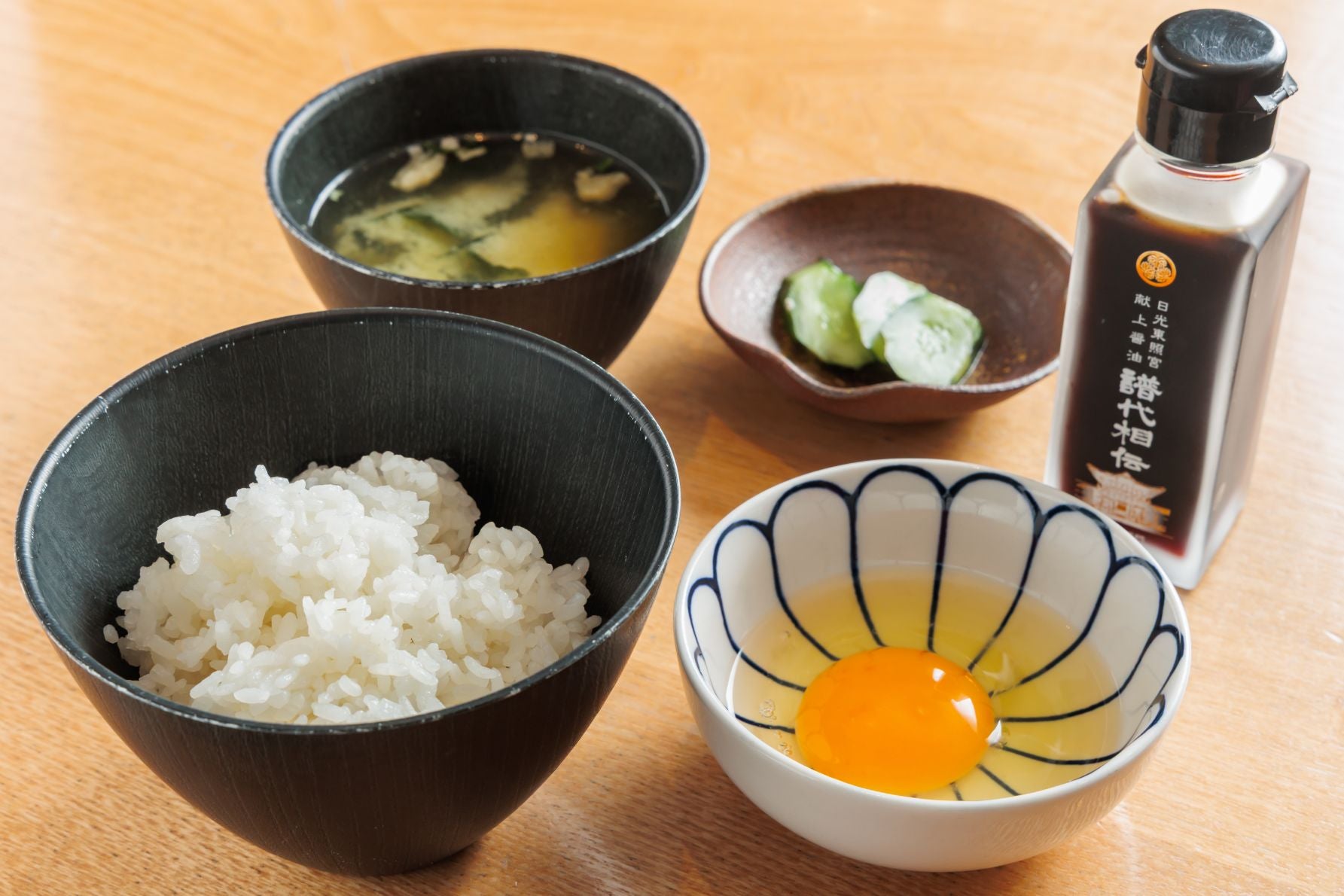 はせがわ酒店グランスタ東京店「たまごかけごはん定食」660円　※数量限定