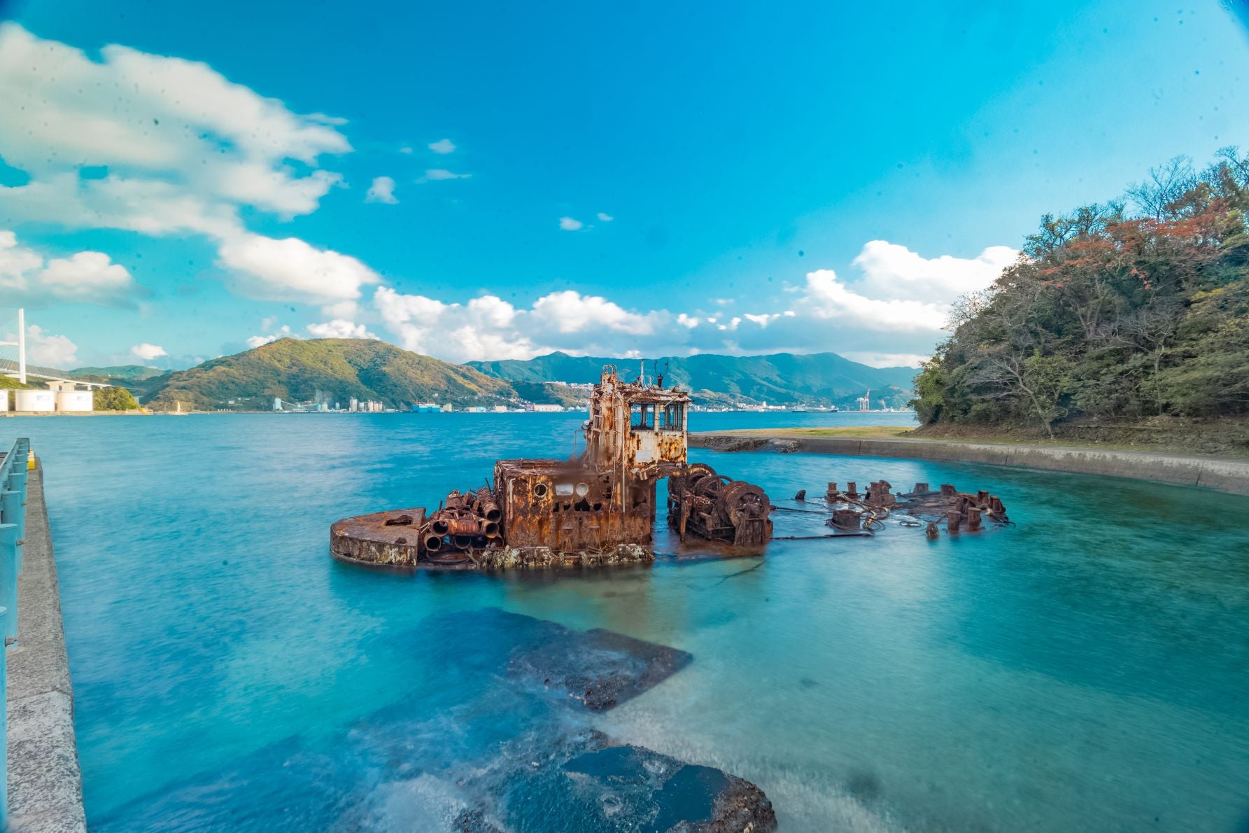 船全景。いい天気だった