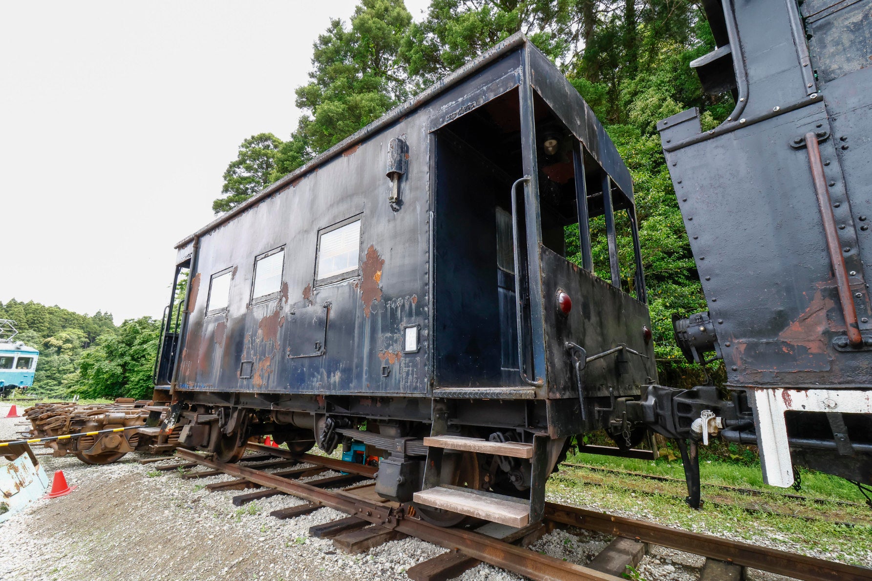 加悦（かや）鉄道の4号蒸気機関車の側面部分