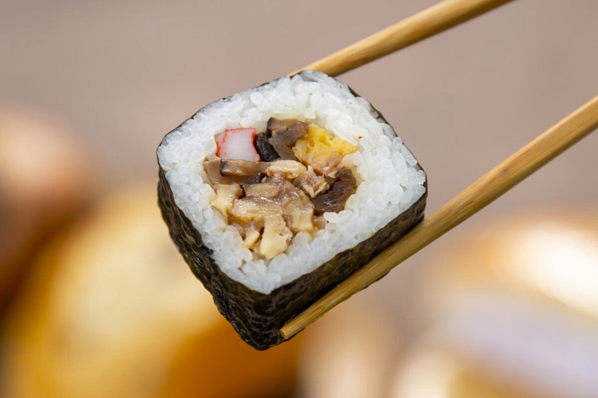 くるみ太巻きの箸あげ