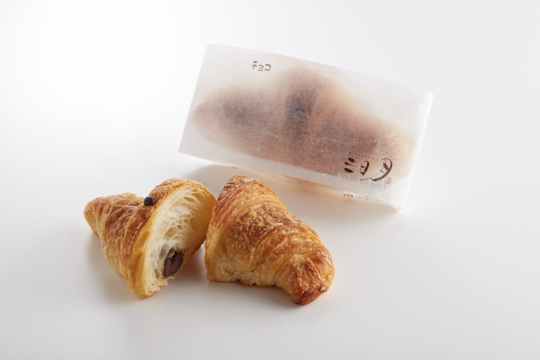三日月屋 「クロワッサン チョコ」1個346円