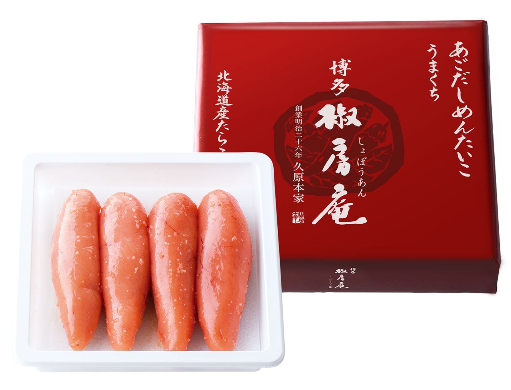 久原本家・椒房庵「あごだしめんたいこ うまくち」210g 3,412円