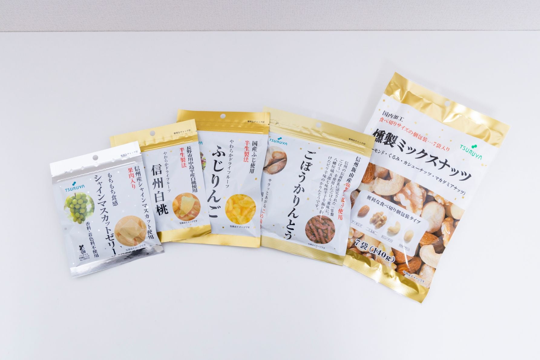 ツルヤオリジナルのお菓子とドライフルーツおすすめ商品