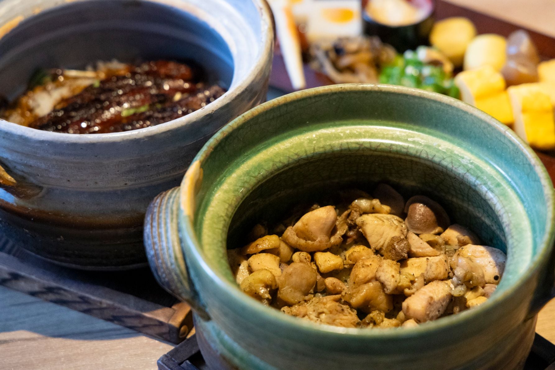 由布まぶし心で人気の地鶏まぶしと鰻まぶし