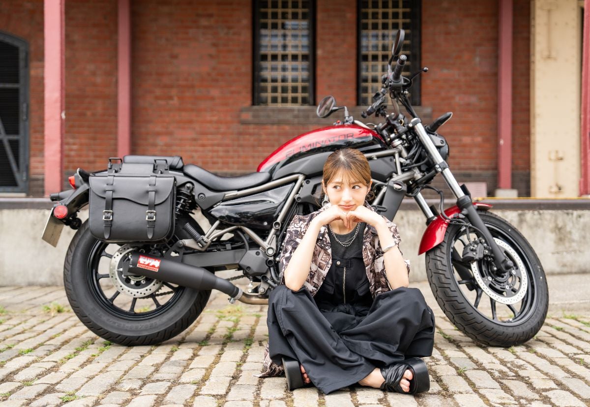 若月佑美さんと愛車エリミネーター