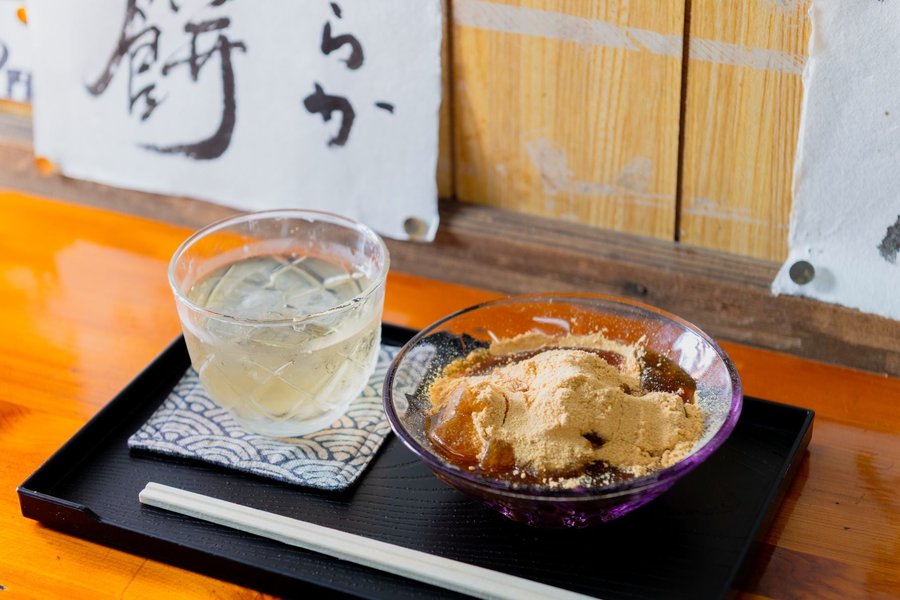 わらび餅（500円）もおすすめ