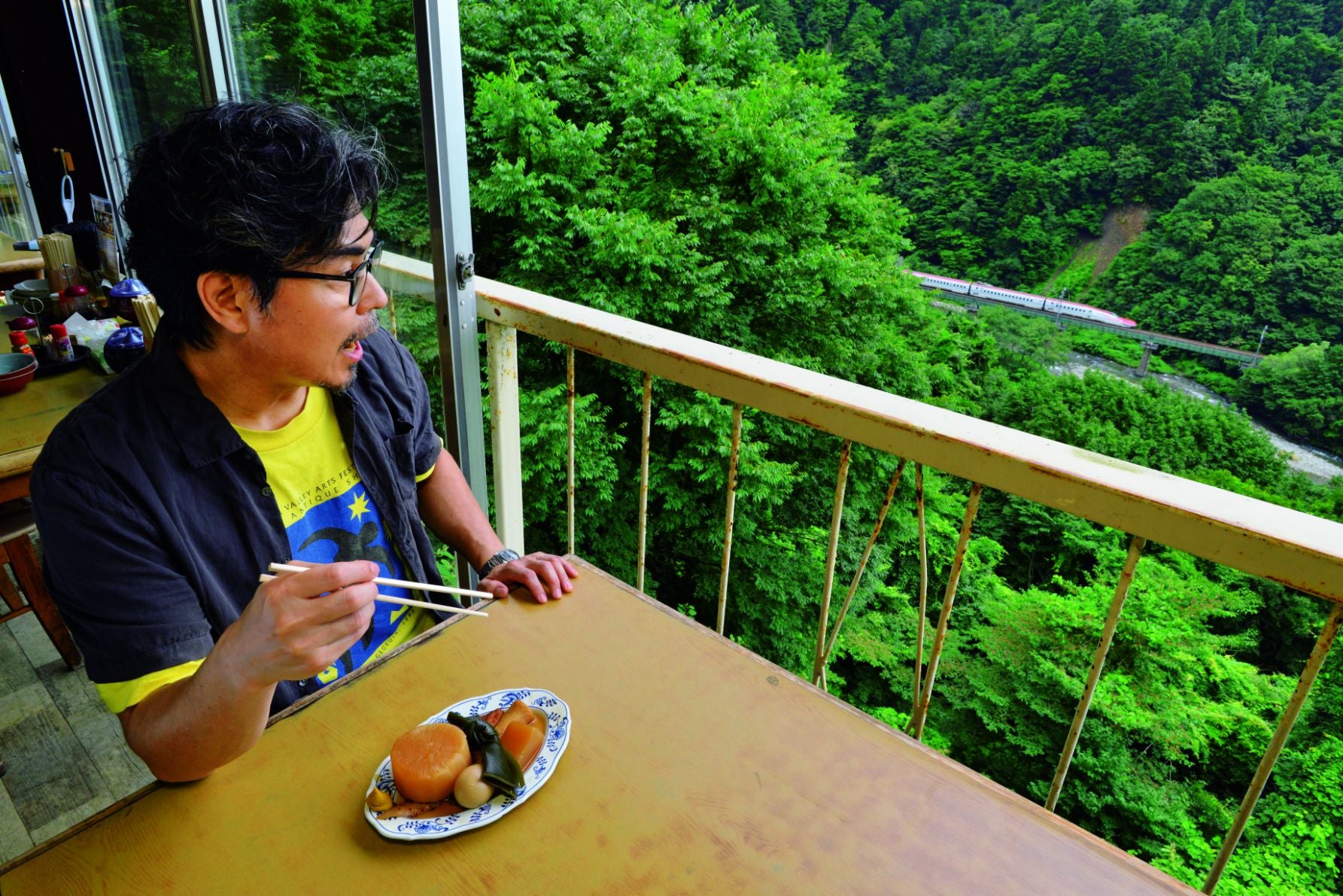 仙岩（せんがん）峠の茶屋の小澤征悦さん