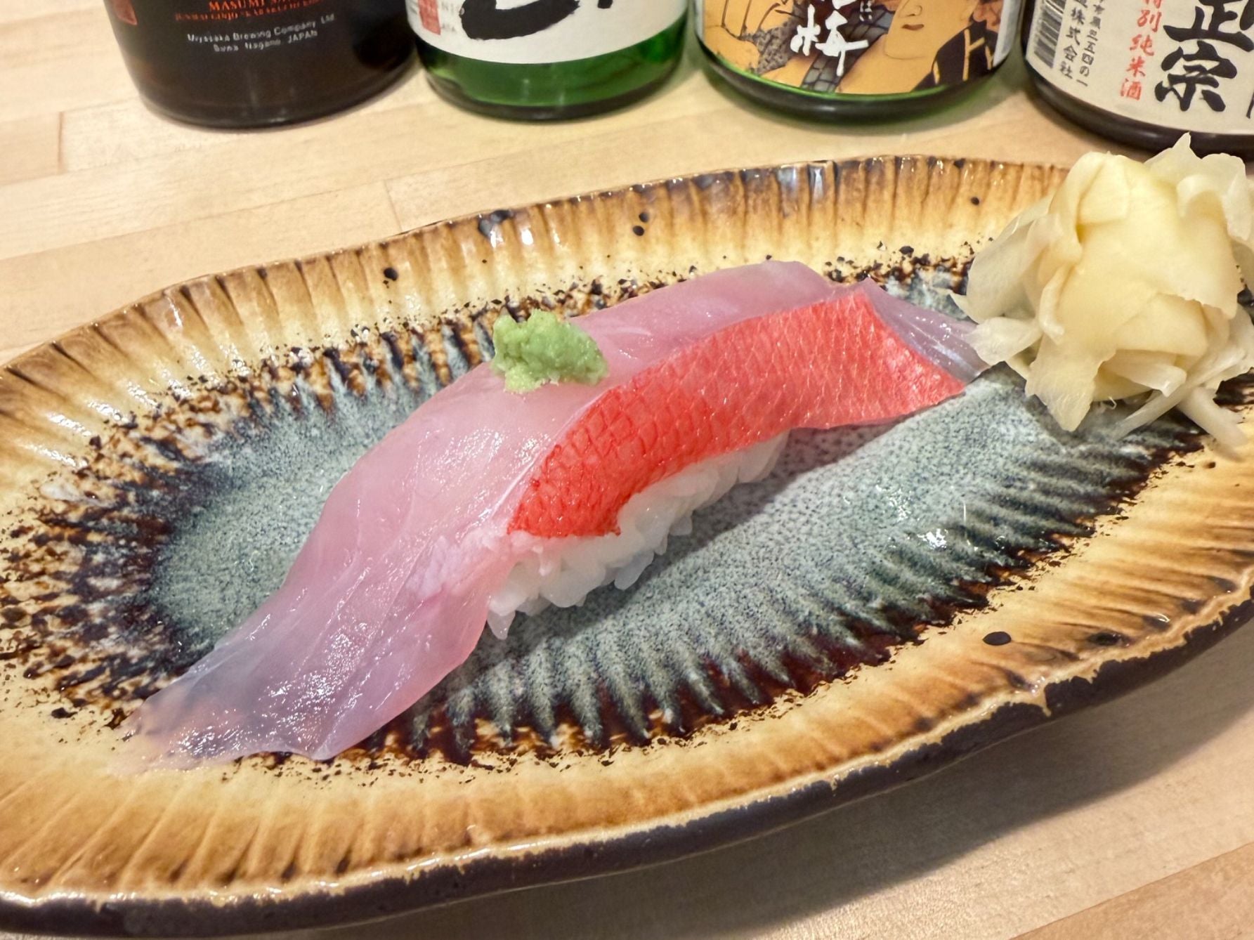 金目鯛にぎり（税込495円）