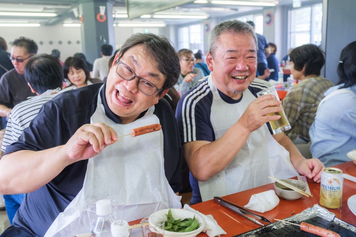 ジンギスカン食べ放題の様子