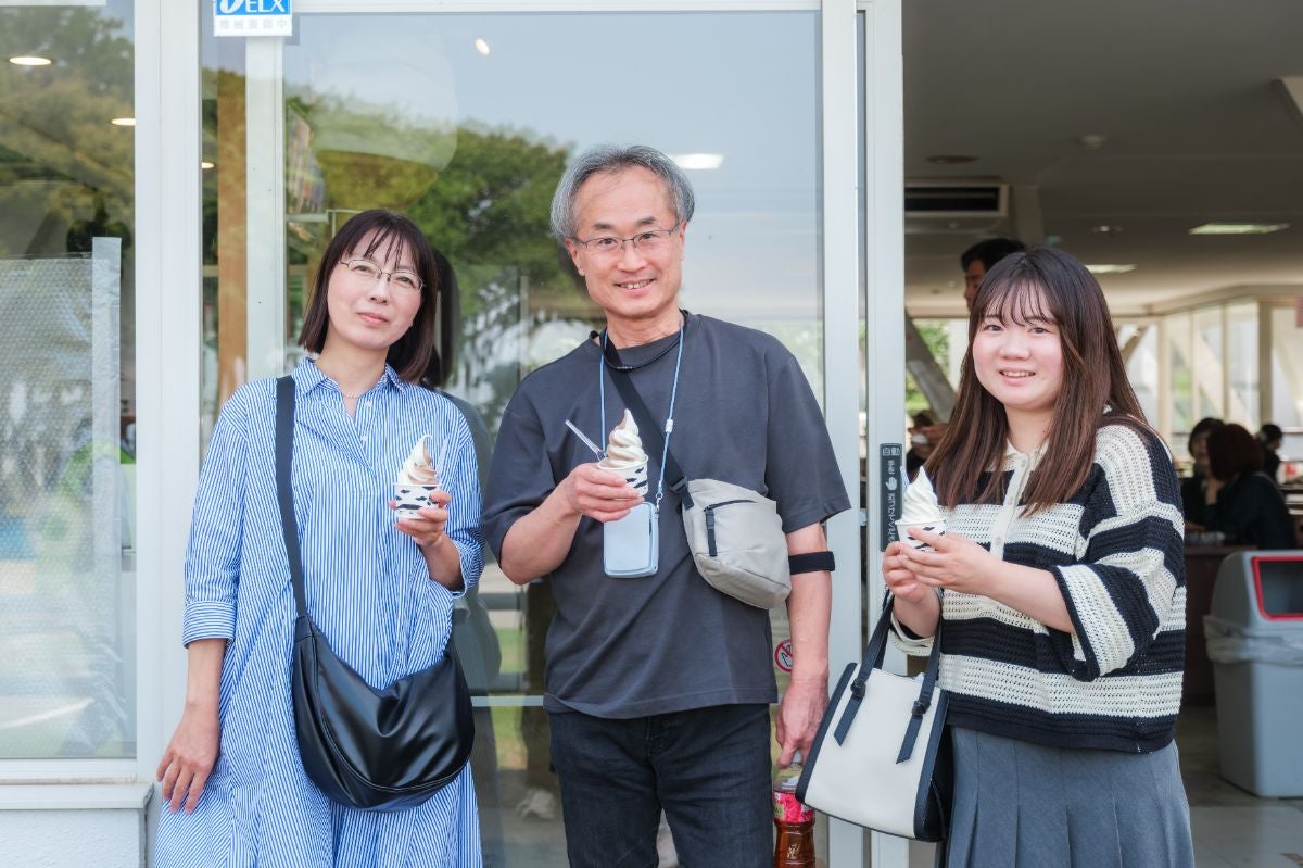 羊ヶ丘オリジナルソフトクリームもプレゼント