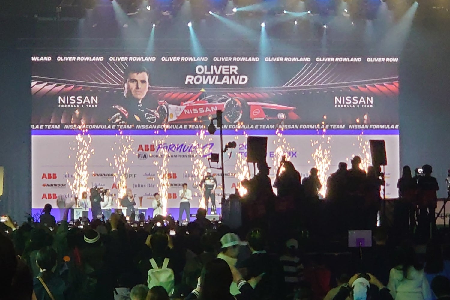 今回の東京ラウンドで2位となったニッサン・フォーミュラEチームのオリバー・ローランド選手