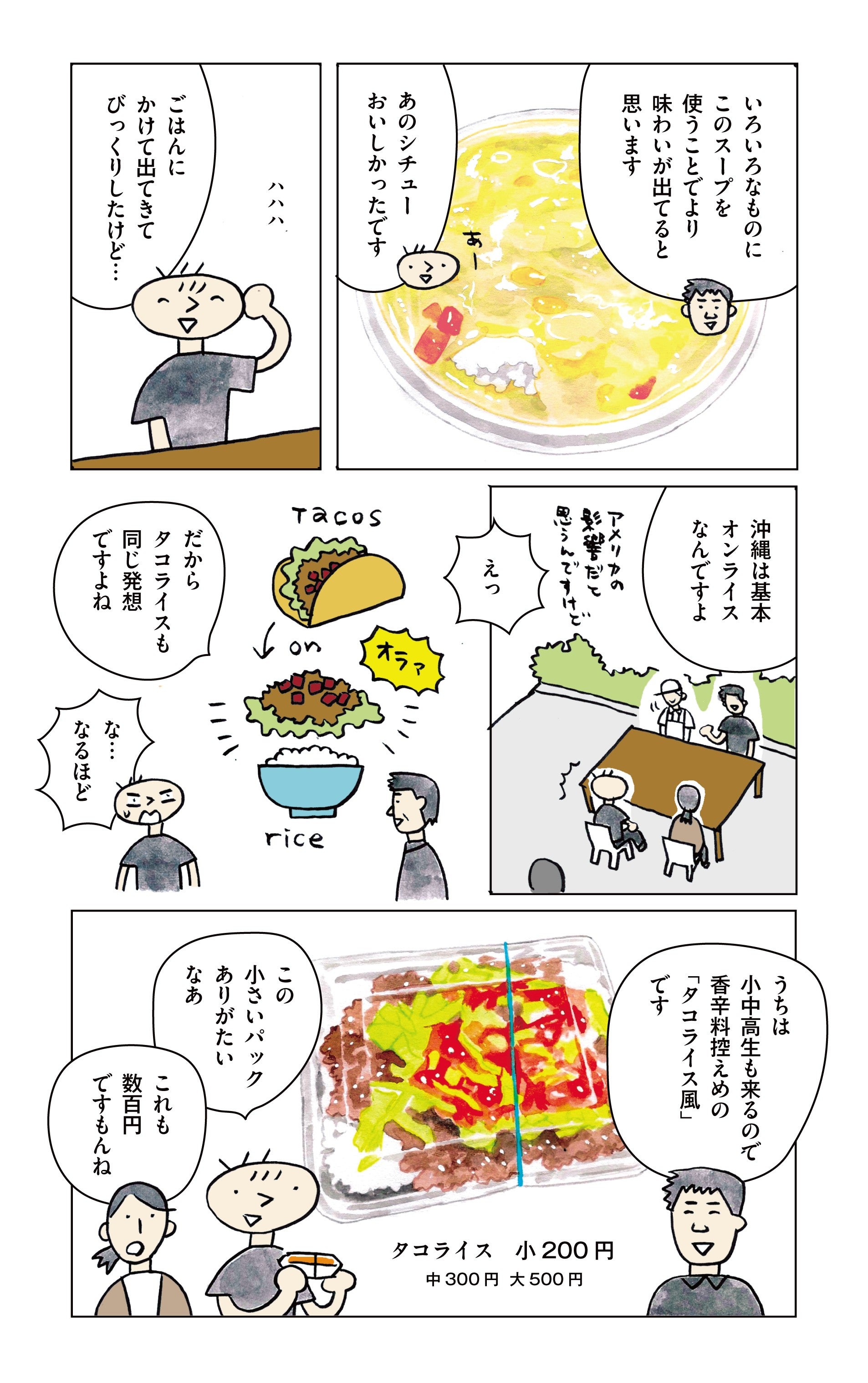 学生食堂ワンダフルワールド・37食目・ご飯に乗せる沖縄文化