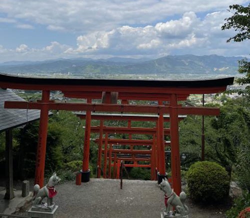 福岡県うきは市にある浮羽稲荷神社の鳥居