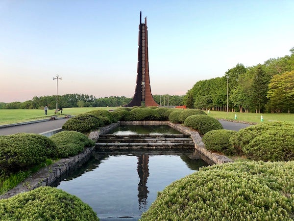 北海道百年記念塔の写真