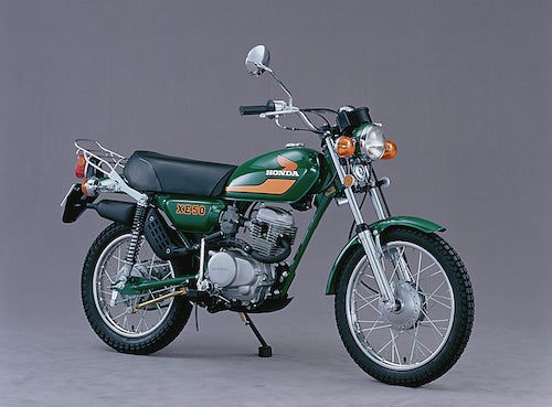 1976年発売ホンダ・XE50の画像