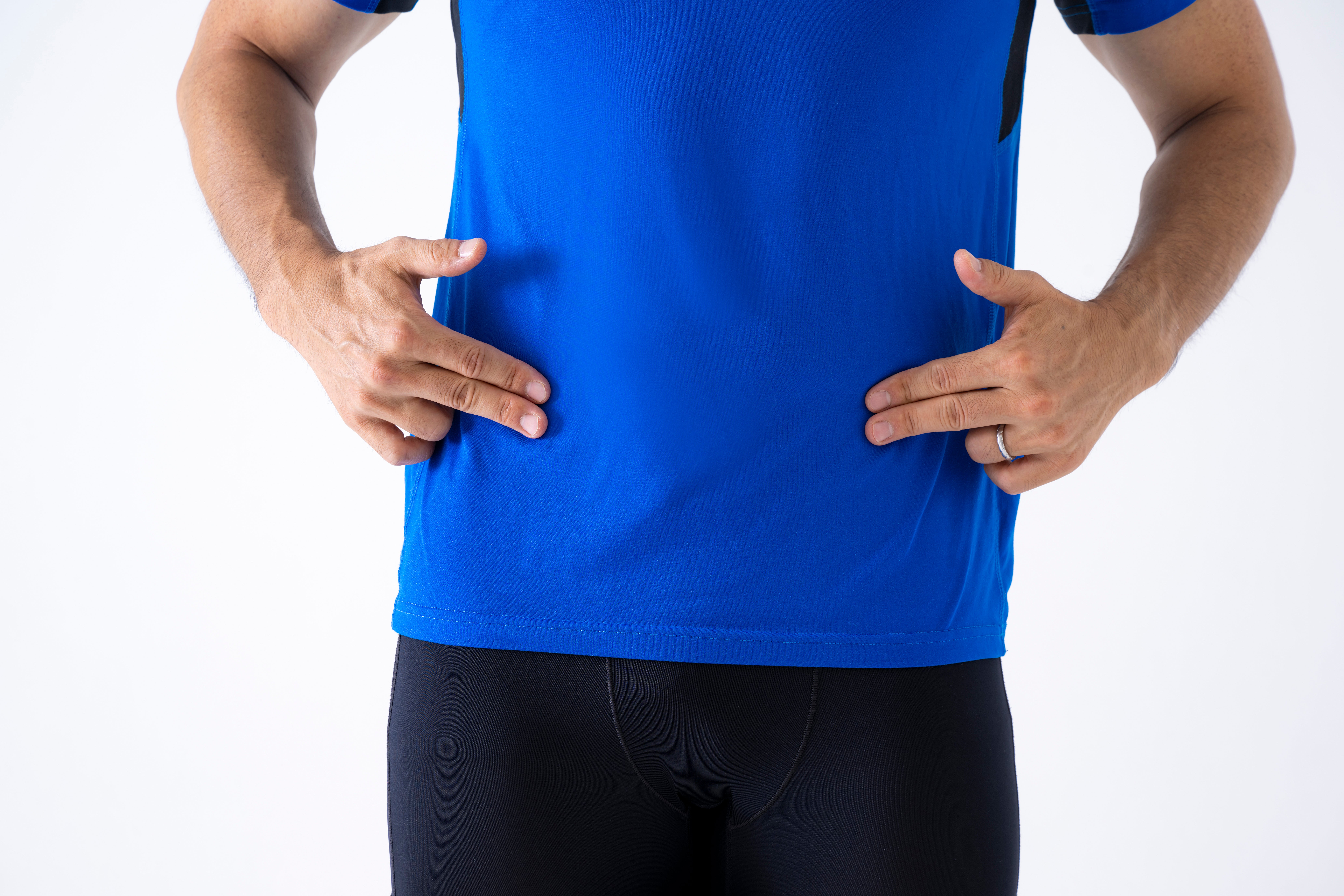 腰痛を解消するトリガーポイントの押さえ方説明画像