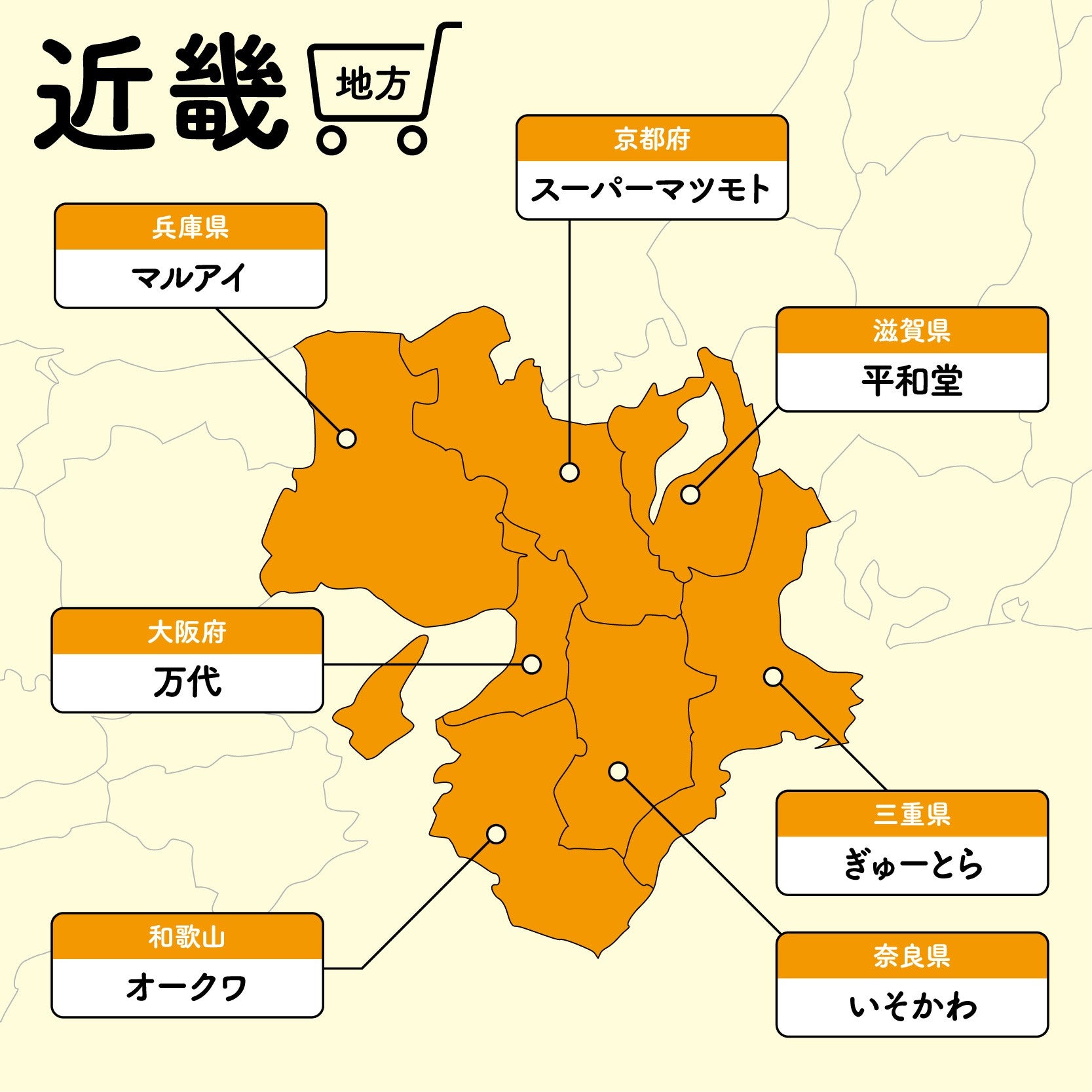 近畿地方図