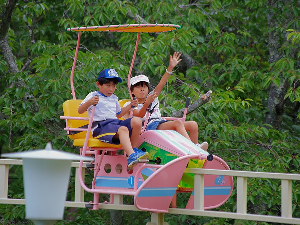 観空台遊園地のサイクルモノレール