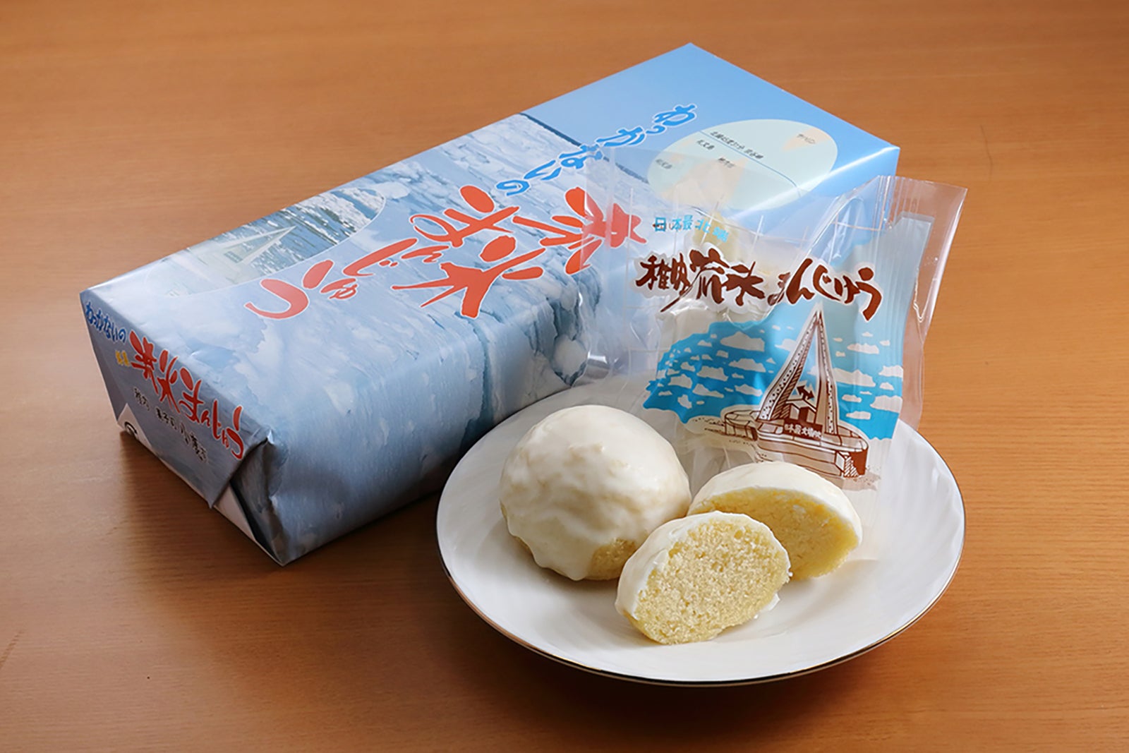 稚内のお土産　流氷まんじゅう