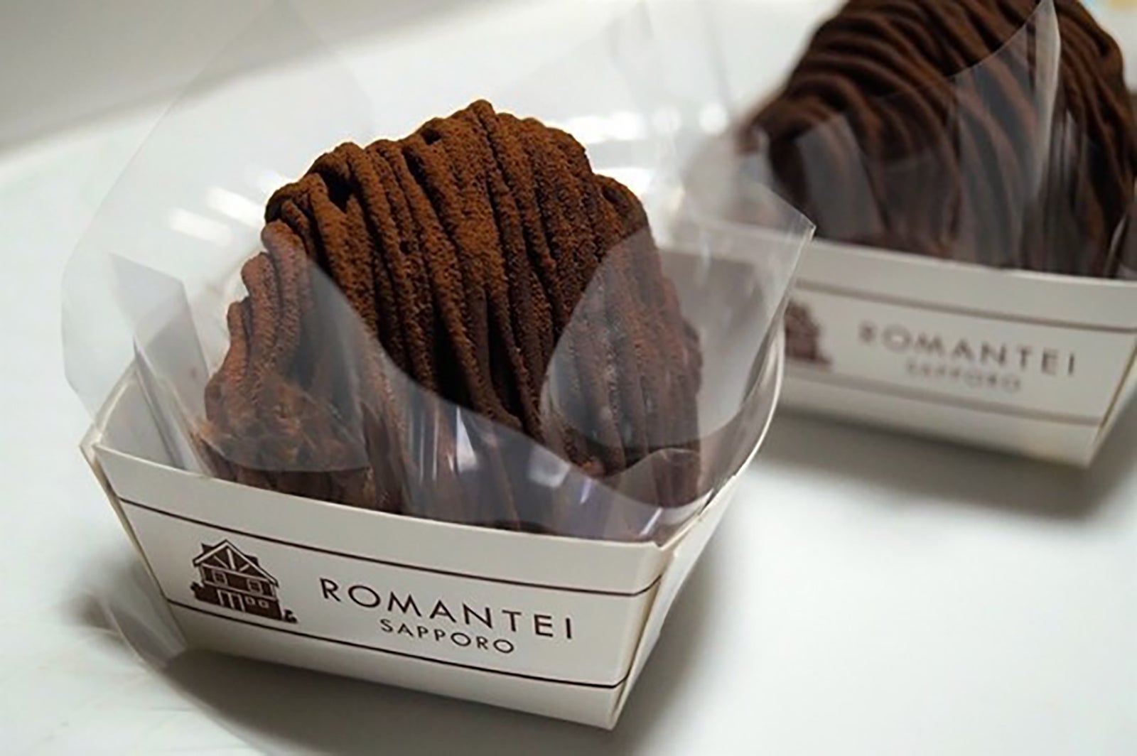 おびひろろまん亭の看板商品「チョコモンブラン」