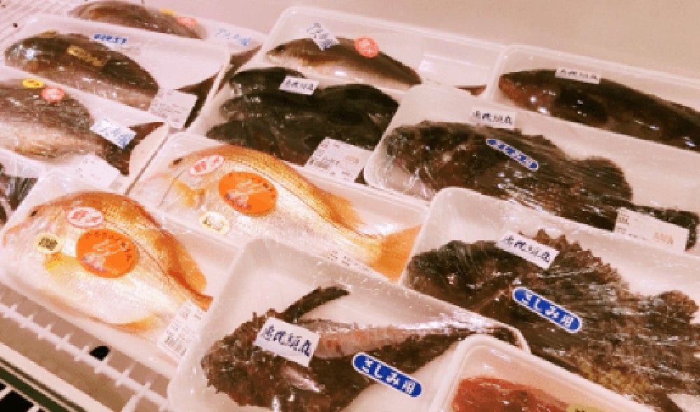 道の駅むなかたの水産物