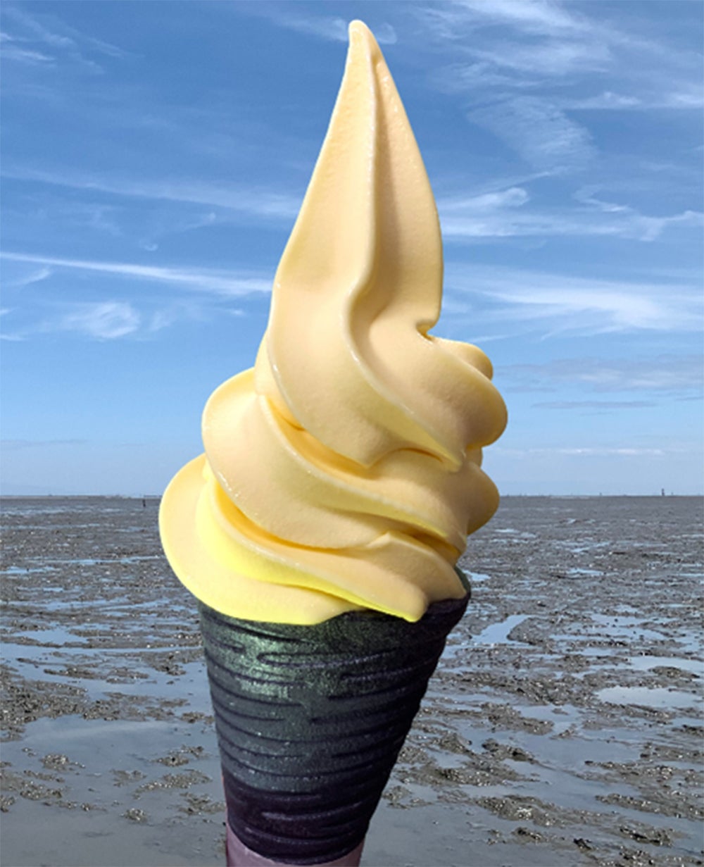 道の駅鹿島のソフトクリーム