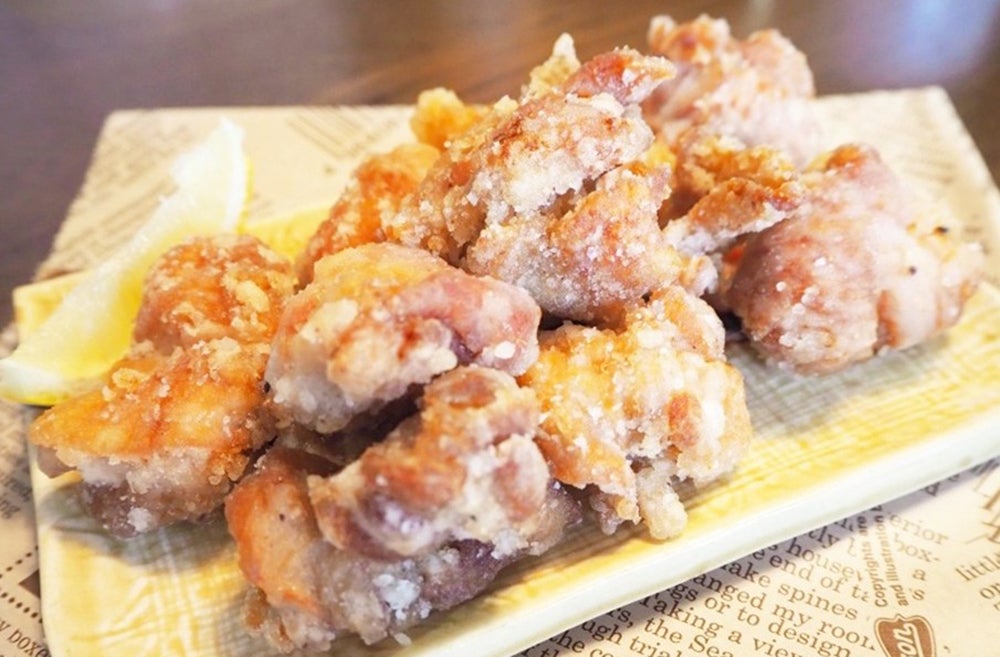 道の駅はゆまの唐揚げ