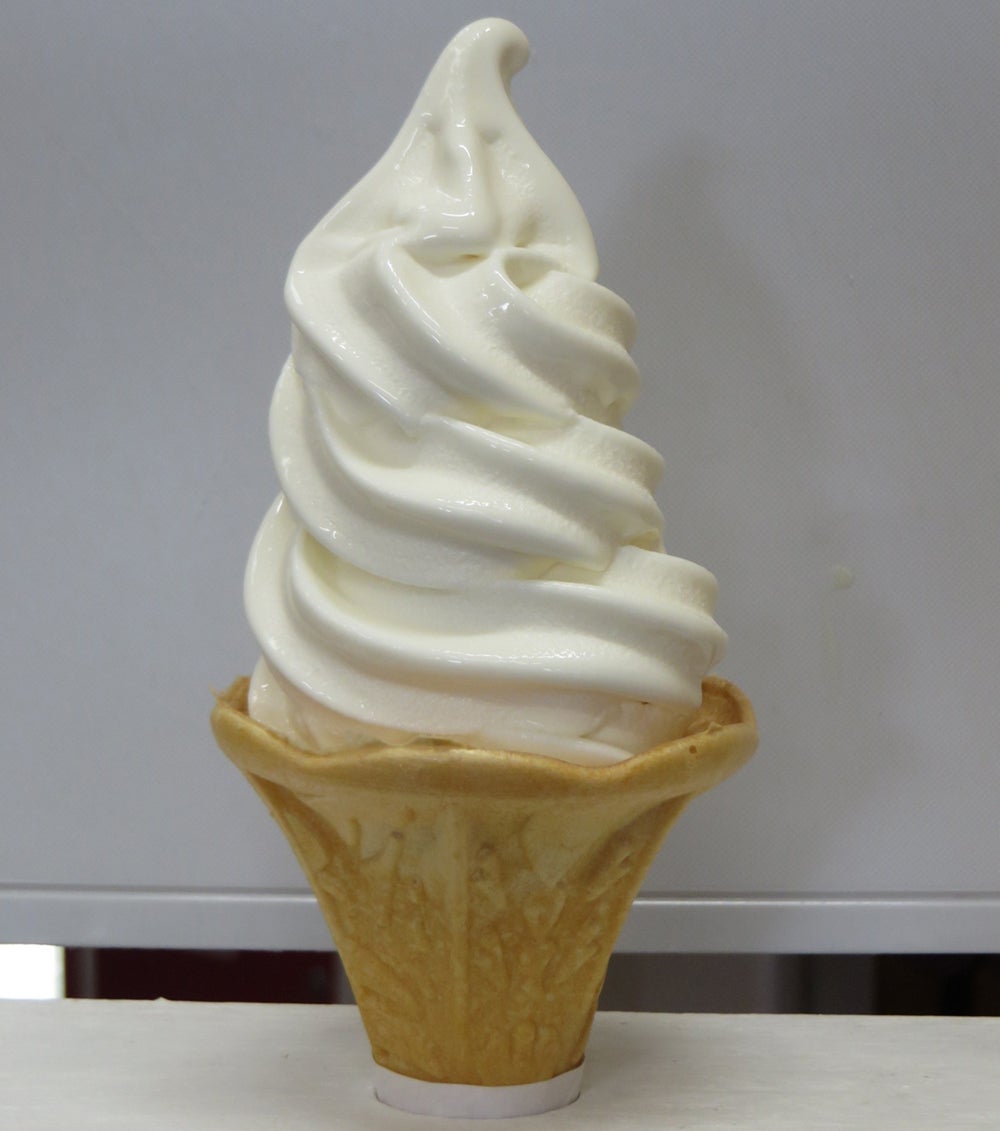 道の駅はゆまのソフトクリーム