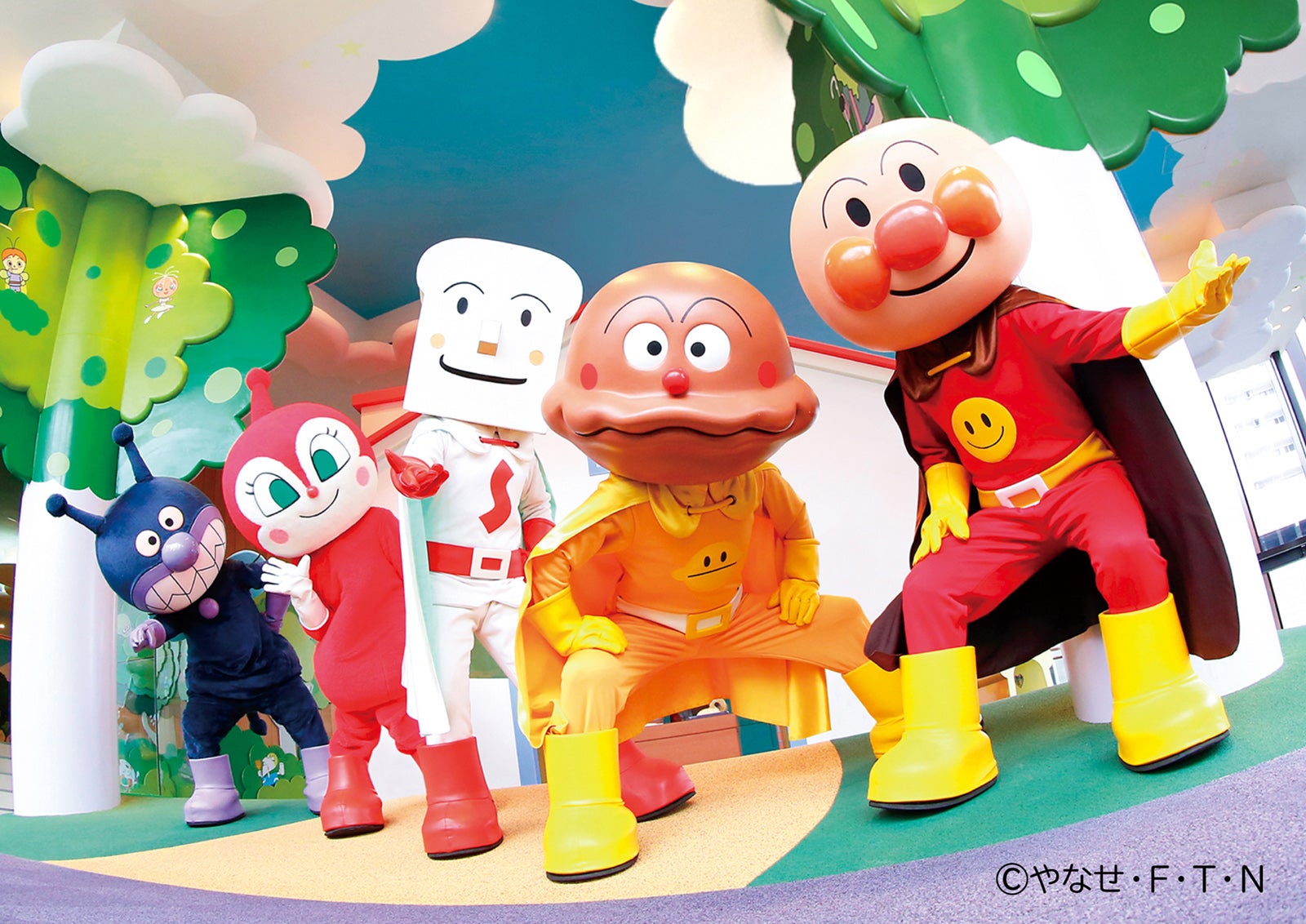 アンパンマンと仲間たちのキャラクターイメージ